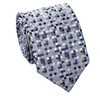 Blue with Geometric Design Tie
