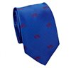 Royal Blue Tie with Bicycles