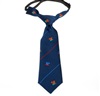 Dark Blue Baby's Tie with Dogs