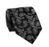 Black Paisley Tie