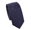 Teenager's Dark Blue with Red Dots Tie