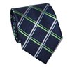 Teenager's Blue and Green Printed Tie