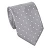 Teenager's Grey with Dots Tie