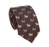 Teenager's Brown with Schnauzer Tie