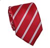 Teenager's Red Tie with Stripes