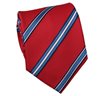 Teenager's Red with Royal Blue Stripes Tie