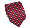 Teenager's Red with Dark Blue Stripes Tie