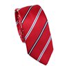 Teenager's Red with Lauren Stripes Tie
