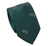 Teenager's Green with Crocodiles Silk Tie
