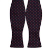 Blue Self Bow Tie with Designs