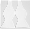 White Self Bow Tie