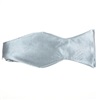 Grey Self Bow Tie