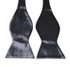 Dark Grey Self Bow Tie