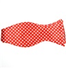 Red Dots Self Bow Tie