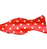 Red Self Bow Tie with White Dots