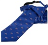 Boy's Royal Blue with Red Bikes Tie
