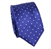 Royal Blue Dots Slim Tie