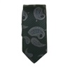 Grey Paisley Skinny Tie