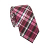 Fuchsia Checked Slim Tie