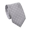 Grey with Dots Slim Tie