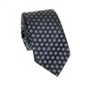 Dark Grey Dots Slim Tie