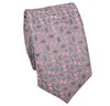 Grey with Paisley Slim Tie