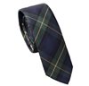 Blue and Green Checked Slim Tie