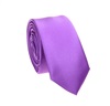 Purple Slim Tie and Pocket Square