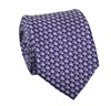 Purple with Geometric Design Tie