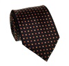 Black and Orange Pattern Tie