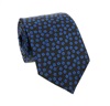Black with Blue Flowers Tie