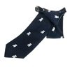 Boy's Deep Blue Teddy Bear Tie