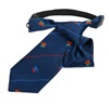 Boy's Navy Blue Printted Tie