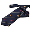 Boy's Dark Blue Tie with Dogs