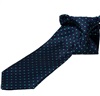 Boy's Dark Blue Dted Tie
