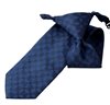 Boy's Dark Blue Paisley Tie