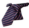 Boy's Dark Blue Striped Tie