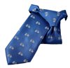 Boy's Royal Blue with Bikes Tie