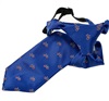 Boy's Royal Blue Tie with Bikes