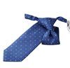 Boy's Royal Blue with Square Design Tie