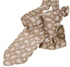 Boy's Beige Paisley Tie