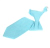 Boy's Turquoise Vichy-Check Tie
