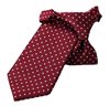 Boy's Garnet with White Dots Tie