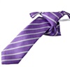 Boy's Purple Striped Tie