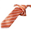 Boy's Orange Striped Tie