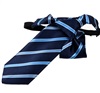 Boy's Navy Blue Stripped Tie