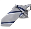 Boy's Blue and Grey Stripes Tie