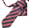 Boy's Grey and Red Stripes Tie