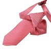 Boy's Red and White Stripes Tie
