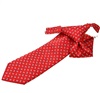 Red Boys' Tie with Blue Cashmere